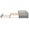 NicBex Twin Size Daybed with Trundle Wooden Day Bed Frame Double Extendable Daybed for Living Rooms and Bedrooms - 4 of 4