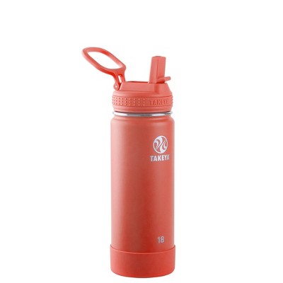 vacuum insulated bottle with straw