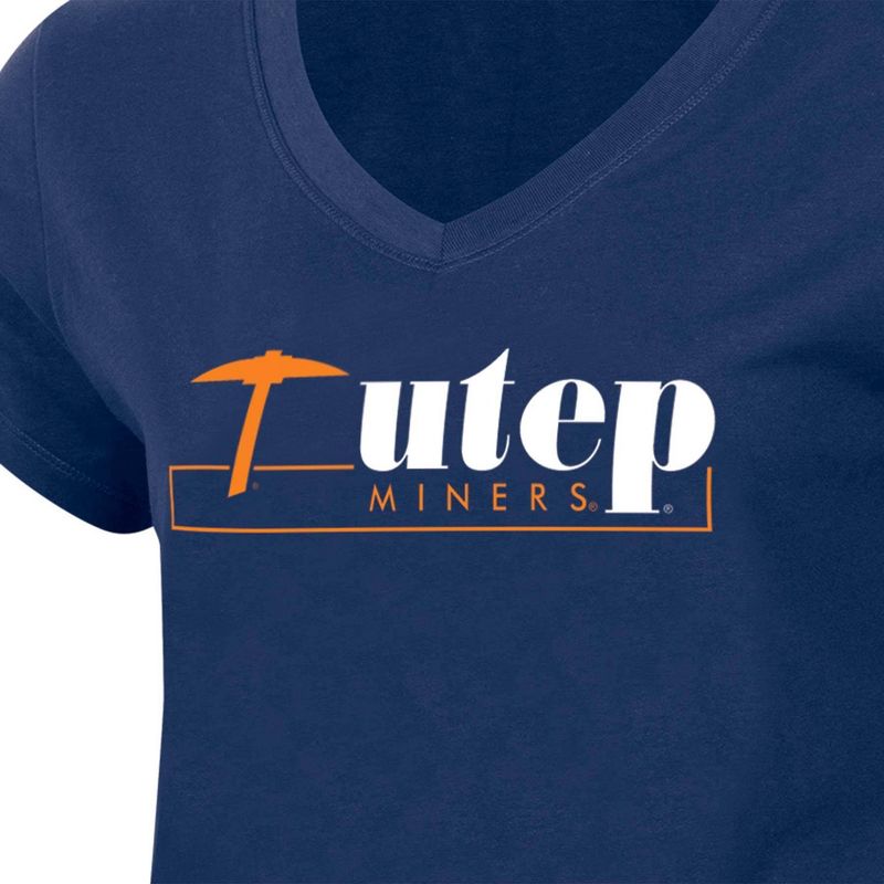 NCAA UTEP Miners Women&#39;s V-Neck T-Shirt, 3 of 4