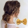 Unique Bargains Elegant Sequins Bow Hair Clip 1 Pc - 2 of 4
