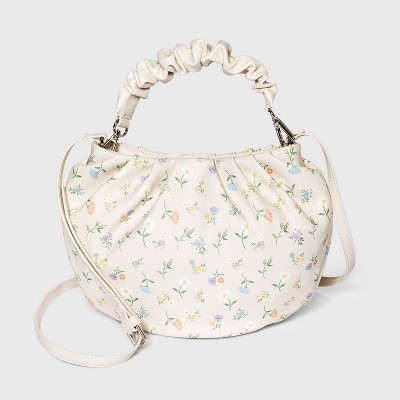 Floral Print Cinched Closure Crossbody Bag - Wild Fable™