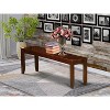 HomeStock Dining Bench with Wood Seat - 2 of 3