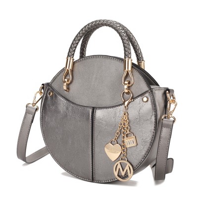 MKF Collection Nobella Women’s Crossbody Vegan Leather Functional and Trendy Handbag by Mia K