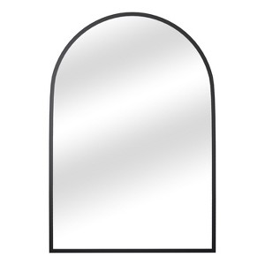 PexFix Arched Mirror for Entryway Bathroom Wall Decor Metal Frame Wall Mounted Mirror 2-Pieces - 1 of 4