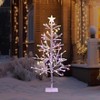 VINGLI 4ft Pre-lit Artificial Christmas Pine Tree with 80 Multicolor Lights - 4 of 4