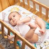 JumpOff Jo Hypoallergenic Fitted Bassinet Sheet for Baby Boys & Girls - Rectangular, Hourglass & Oval Crib Compatible, Soft, Breathable, Machine Washable - 3 of 4