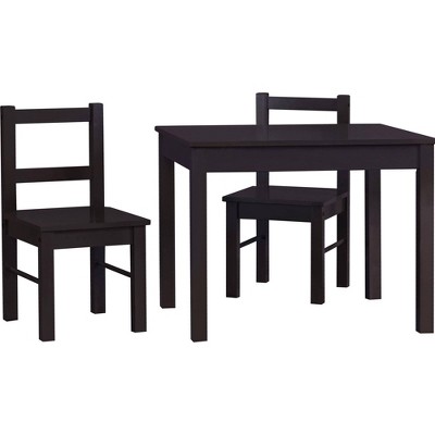 espresso childrens table and chairs