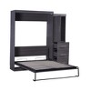 YOOCOZZ Twin Size Murphy Bed with Wardrobe, Drawers, and Foldable Cabinet - 4 of 4