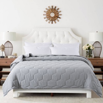 grey down comforter king size