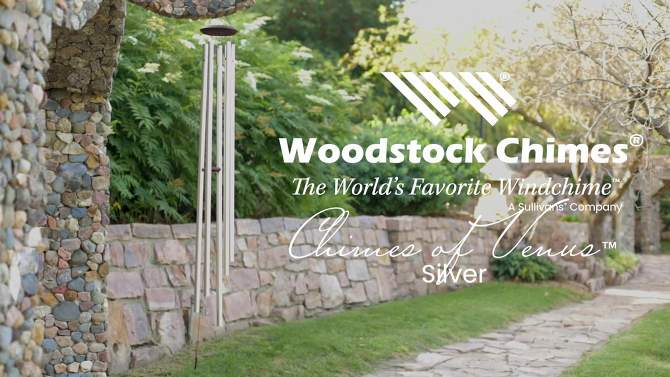 Woodstock Windchimes Chimes of Venus Bronze, Wind Chimes For Outside, Wind Chimes For Garden, Patio, and Outdoor Décor, 58"L, 2 of 8, play video