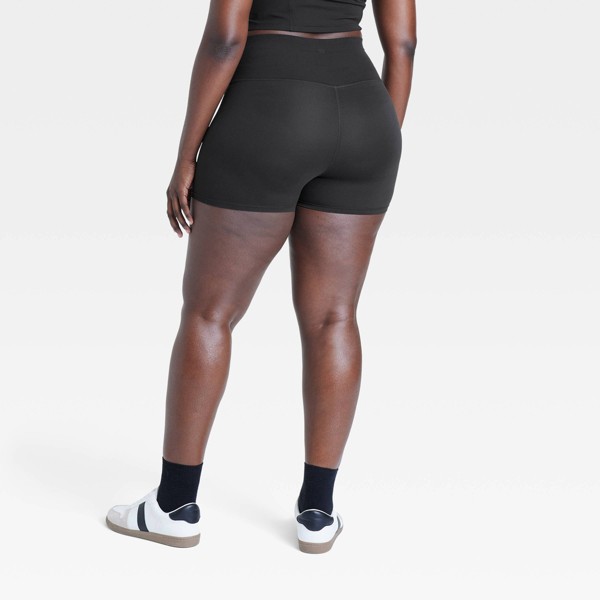 Shorts de Ciclismo Suaves de Tiro Ultra Alto para Mujer 4" - All In Motion™ 4