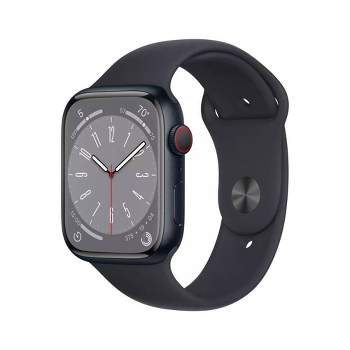 Apple Watch Series 8 Gps 41mm Midnight Aluminum Case With Midnight Sport  Band - M/l : Target