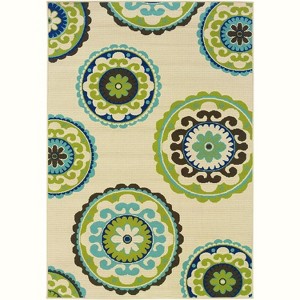 Oriental Weavers Caspian Outdoor Rug 859J 3ft 7in x 5ft 6in - 1 of 4