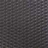 Emma and Oliver 6 Pack Brown Rattan Plastic Folding Chair with Gray Frame - Event Chair - 3 of 4