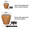 JUJABU 2-Pack Smart Self-Watering Planters - Round Cone Design, Indoor & Outdoor Use - 4 of 4