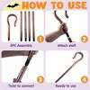 Joyfy Shepherd's Crooked Walking Cane, Crook Prop Stick Accessories for Party Pretend Play, Halloween Dress-up Party Favors for Adults and Kids - 3 of 4
