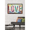 Trends International Ivan Guaderrama - Love 1 Framed Wall Poster Prints - 2 of 4