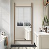 SpassWay Solid Wood Full Length Mirror Accent Wall Mirror Novelty Cheval Mirror Black/Brown/Walnut/Natural Wood - 2 of 4