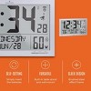 Marathon Slim Jumbo Atomic Wall Clock Full calendar Display With Indoor Temperature & Humidity - image 3 of 4