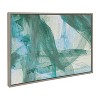 23" x 33" Sylvie The Looking Glass by Mentoring Positives Framed Wall Canvas Gray - Kate & Laurel All Things Decor - 2 of 4