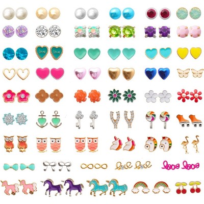 69 Pieces Gold Jewelry Set for Women with Necklaces Bracelets and Earrings, Fashion Costume Jewelry Collection