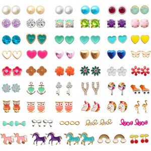 69 Pieces Gold Jewelry Set for Women with Necklaces Bracelets and Earrings, Fashion Costume Jewelry Collection - 1 of 4