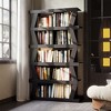 FUFU&GAGA Creative Geometric Bookshelf Unique Styling Multifunctional Storage Home Decor Black - 2 of 4