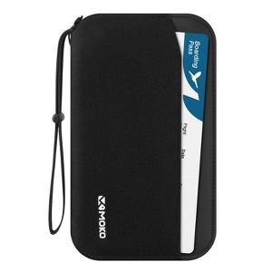 Generic Family Passport Holder for 5, RFID Blocking Passport Wallet for Men Women - 1 of 4