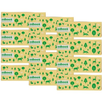 Caboo Tree Free Facial Tissue 3-ply - Case Of 12/1 Ct : Target