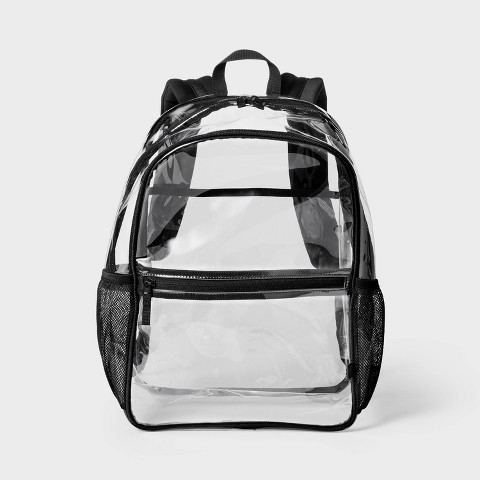 All In Motion 16.25" Clear Backpack - All In Motion™ Black