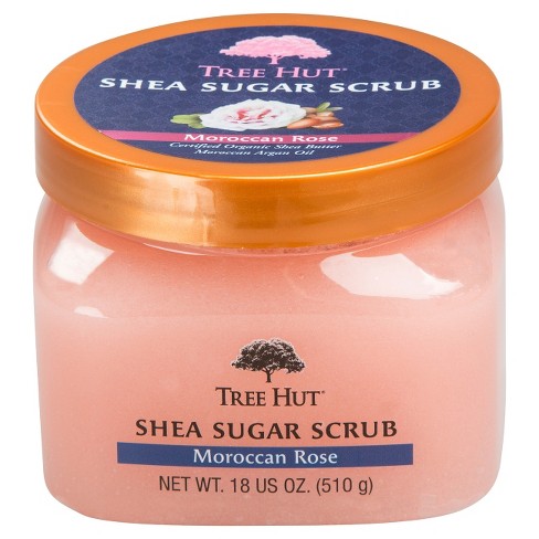 Tree Hut Moroccan Rose Shea Sugar Scrub 18 Oz : Target