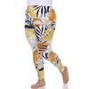 Plus Size Super Soft Tropical Printed Leggings - 3 of 4