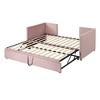 NicBex Twin Size Daybed with Trundle Upholstered Day Bed Frame 81" Daybed with Adjustable Trundle for Living Room - 4 of 4