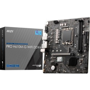 MSI H610M-G DDR4 Gaming Desktop Motherboard - Intel H610 Chipset - Motherboard - 1 of 4