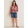 VENUS Womens Brooke Denim Bermuda Shorts - 2 of 2