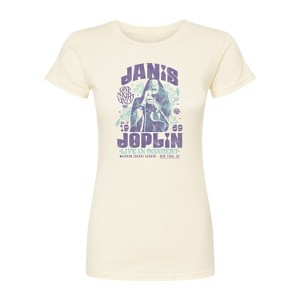 Women's - Janis Joplin - Janis In Concert Fitted Graphic T-Shirt - 1 of 3