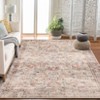 Area Rugs for Living Room,Vintage Rugs for Bedroom Machine Wash Soft Low Pile Area Rug Print Carpet with Rubber Backing - 2 of 4