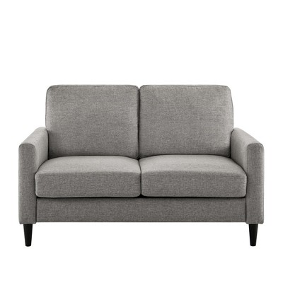 DHP Upholstered Kaci Sofa Loveseat, Gray