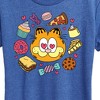 Women's - Garfield - Garfield Hearts Food Short Sleeve Graphic T-Shirt - 2 of 4