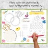 Big Dot of Happiness Wildflowers Bride - Paper Boho Floral Bridal Shower and Wedding Party Coloring Sheets - Activity Placemats - Set of 16 - 2 of 4