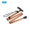 Unique Bargains Aluminum Alloy Quick Lock Collapsible Hiking Trekking Poles 33-37 Inch 2 Pcs - 3 of 4