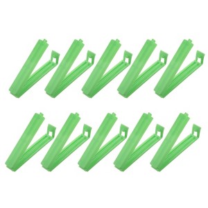 Unique Bargains Plastic Reusable Home Kitchen Storage Sealing Clips 10 Pcs - 1 of 4