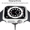Worryfree Gadgets Bumper Case with Screen Protector for Apple Watch 38mm, White/Silver - 4 of 4