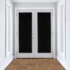 Kate Aurora Country Farmhouse Living Solid Colored Semi Sheer Single Door Curtain Panel With Tieback - 3 of 4