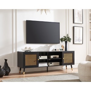 Probe Hues Boho TV Stand for TVs up to 70", Entertainment Center with Storage - 1 of 4