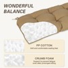 Aoodor Outdoor Polyester Tufted Bench Cushion, Water-resistant & Fade-Resistant, Cushion for Window, Love Seat, Rattan Bench, Piano Bench - 4 of 4