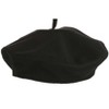HalloweenCostumes.com One Size Fits Most   Black Beret Accessory, Black - 3 of 4