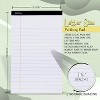 Enday Legal Pads 8.5 x 11 Inch, (12 Pack) 50 Sheets per Notepad, Note Pads, Legal Ruled Writing Pad with Perforated Pages - 2 of 4