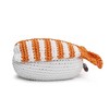 Dogo Pet Fashions PAWer Cotton Crochet Squeaky Toy - Shrimp Sushi - 2 of 4