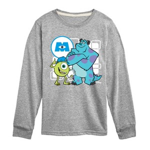 Boys' - Disney - Mike And Sully Long Sleeve Graphic T-Shirt - 1 of 4